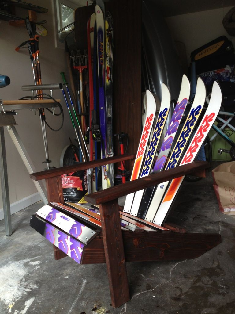 How To Make An Adirondack Chair From Skis Plans Free Download 