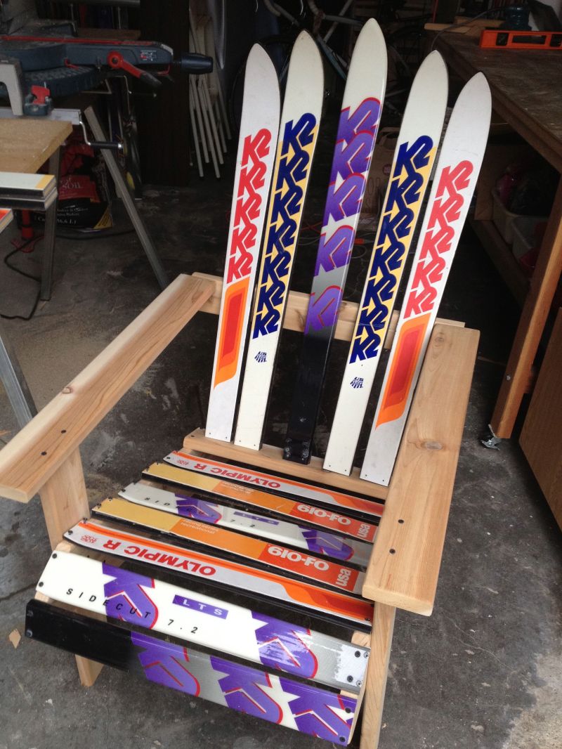 PDF How to make adirondack chairs out of skis DIY Free ...