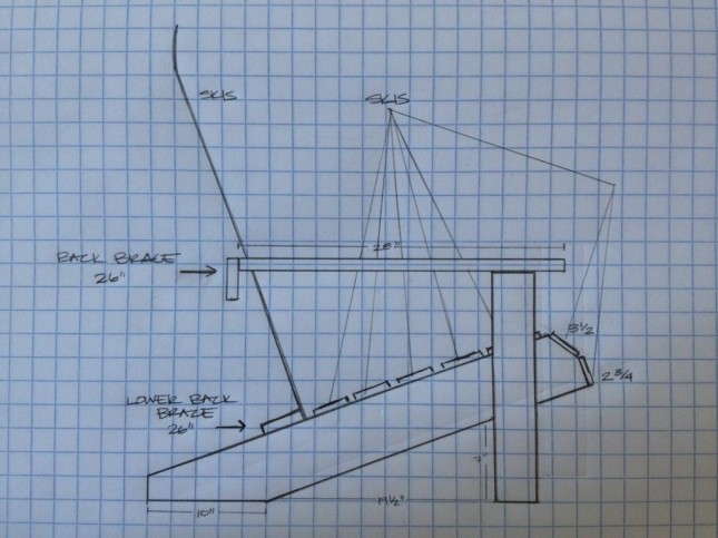 Build Adirondack Chair Plans Made With Skis DIY wooden cat ...